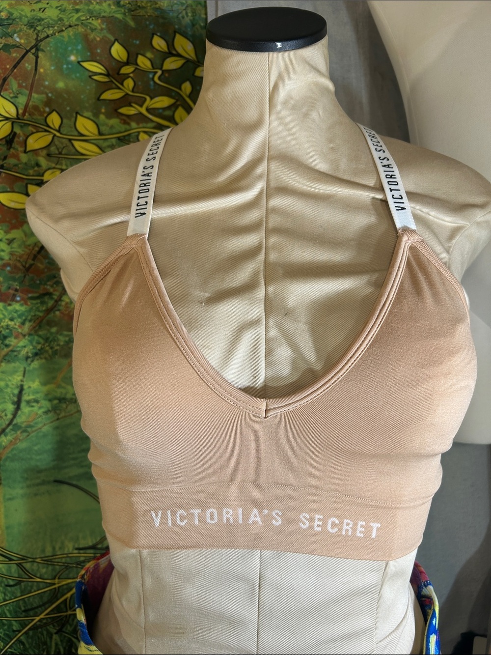 Victoria's Secret Blush Logo Bralette | Size L